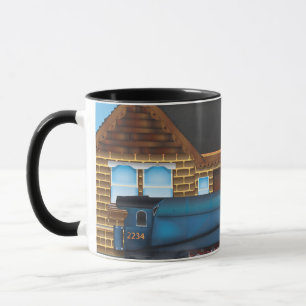 Vintager Dampfzug Tasse