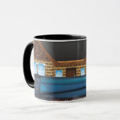 Vintager Dampfzug Tasse (Vorderseite Links)