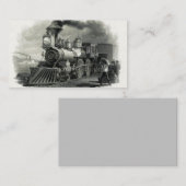 Vintager Dampfzug Visitenkarte (Vorne/Hinten)