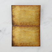 Vintager Dampfzug Weihnachten (Innenseite)