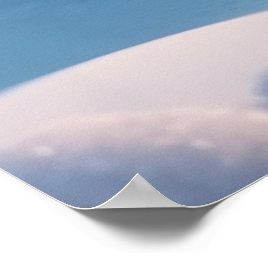 Vintager Dampfzug Winterlandschaft Schneeberg Poster (Ecke)