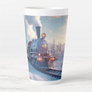 Vintager Dampfzug Winterschneeberg Milchtasse