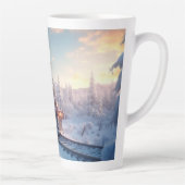 Vintager Dampfzug Winterschneeberg Milchtasse (Rechts)