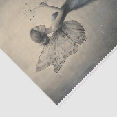 Vintager Dandelion Fairy Decoupage Seidenpapier (Ausschnitt)