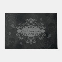 Vintager Dark Gothic Macabre Halloween Familiennam