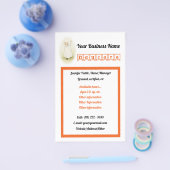 Vintager Daycare Business Flyer (Einzeln)