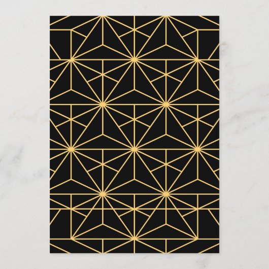 Vintager Deko der 20er Jahre Programm (Rückseite)