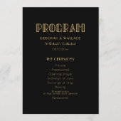 Vintager Deko der 20er Jahre Programm (Vorderseite)