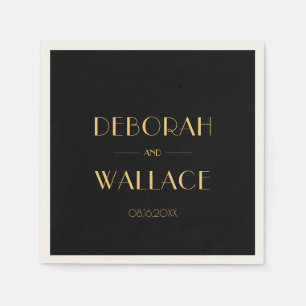 Vintager Deko der 20er Jahre Serviette