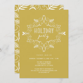 Vintager Deko Foliage Classic Feiertag Einladung