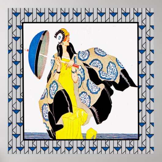 Vintager Deko Lady (Vorne)