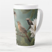 Vintager Designlatte Cup Milchtasse (Rechte Ecke)