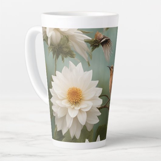 Vintager Designlatte Cup Milchtasse (Linke Ecke)