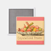 Vintager Dessertmagnet Magnet (Vorderseite/Rückseite)