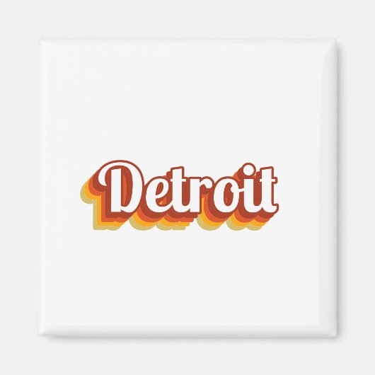 Vintager Detroit Magnet (Vorne)