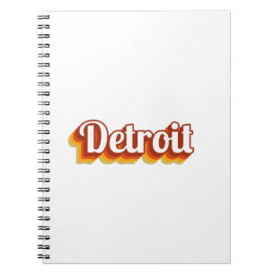Vintager Detroit Notizblock