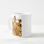 Vintager deutscher Krebs-Zodiakobat Kaffeetasse (Vorderseite Links)