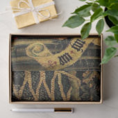 Vintager deutscher Mittelalter Liebe Jagd Enttäusc Seidenpapier (Geschenk)