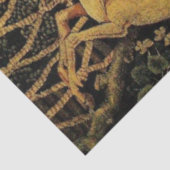 Vintager deutscher Mittelalter Liebe Jagd Enttäusc Seidenpapier (Ausschnitt)