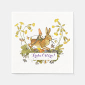 Vintager deutscher Ostern Serviette (Vorderseite)