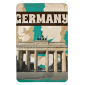 VINTAGER DEUTSCHER REISEPOSTER MAGNET (Vertikal)