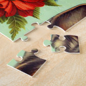 Vintager deutscher Schäferhund Puzzle (Seite)