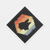 Vintager Deutscher Schäferhund Serviette (Ecke)