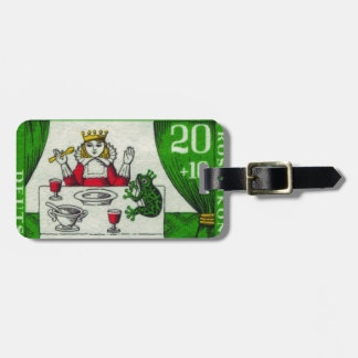 Vintager Deutschland-Deutscher Gepäckanhänger