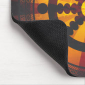 Vintager Dharma Rad-Druck Mousepad (Ecke)