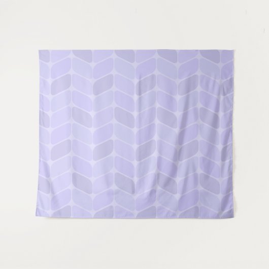 Vintager Diagonal-Rechtecke-Lavendel Wandteppich (Vorderseite (Horizontal))