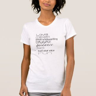 Vintager die Inspirations-T - Shirt der Frauen
