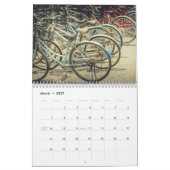 Vintager die Seiten-Kalender des Kalender (Mär 2027)