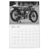 Vintager die Seiten-Kalender des Kalender (Feb 2027)