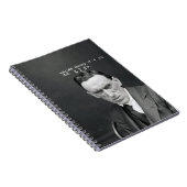 Vintager Dieb kriminelle Tasse schießen Notizblock (Rechte Seite)