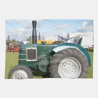 Vintager Dieseltraktor Geschirrtuch