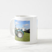 Vintager Dieseltraktor Kaffeetasse (Vorderseite Links)