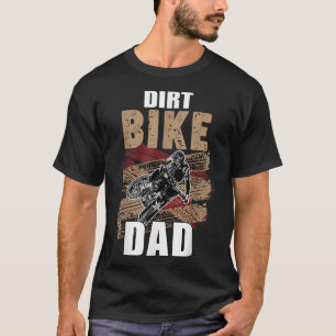 Vintager Dirt Bike Vater MX Motocross Bike T-Shirt