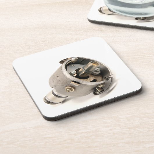 Vintager Distributor Getränkeuntersetzer (Linke Seite)