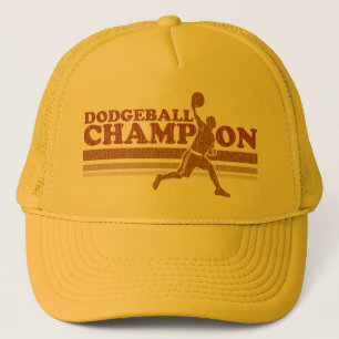Vintager Dodgeball Meister-Fernlastfahrer-Hut Truckerkappe