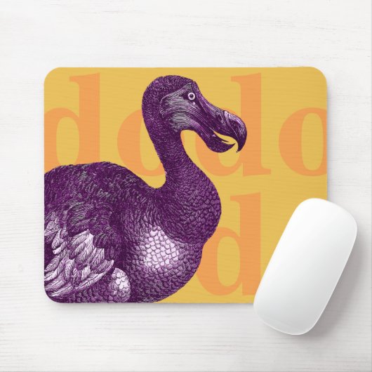 Vintager Dodo-Vogel Mousepad (Mit Mouse)