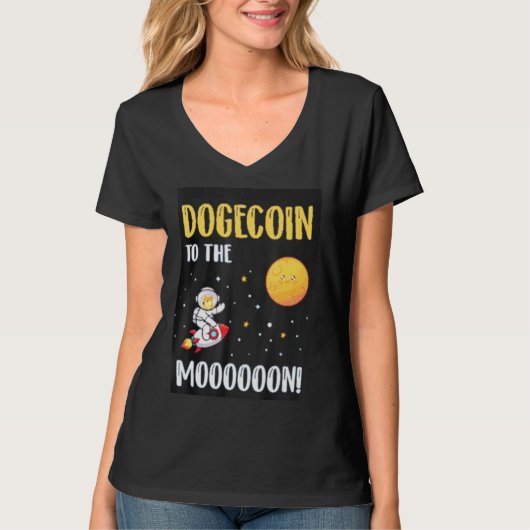 Vintager Dogecoin-Dosierung Krypto 1 T-Shirt (Vorderseite)