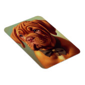 Vintager Dogue de Bordeaux Malerei Magnet (Rechte Seite)