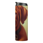 Vintager Dogue de Bordeaux Malerei Thermosbecher (Nach rechts gedreht)