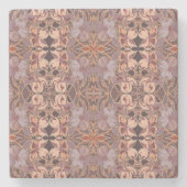 Vintager Dogwood Floral Stone Untersetzer (Vorderseite)