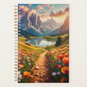 Vintager Dolomiten-See Planer (Vorderseite)