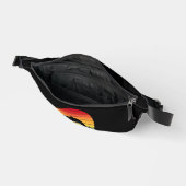 Vintager Dolphin-Sonnenuntergang Bauchtasche (Offen)
