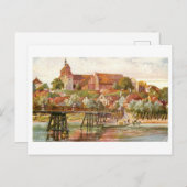 Vintager Dom/Kathedrale Havelberg Deutschland Postkarte (Vorne/Hinten)