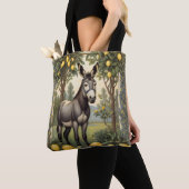 Vintager Donkey unter den Zitronenbäumen Tasche (Von Nahem)