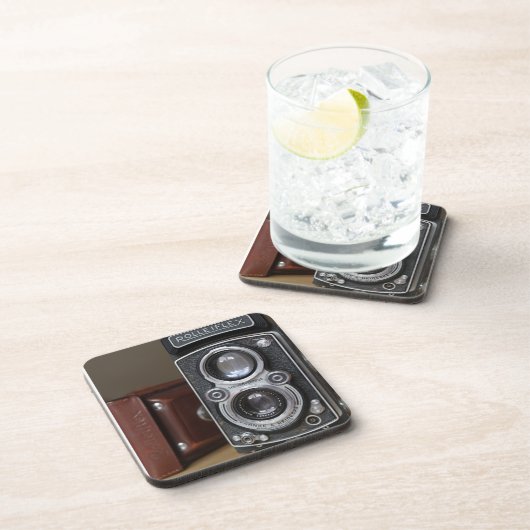Vintager Doppellinse-Kamera-Untersetzer Getränkeuntersetzer (Rechte Seite)