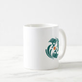 Vintager Doppelphoenix Kaffeetasse (VorderseiteRechts)